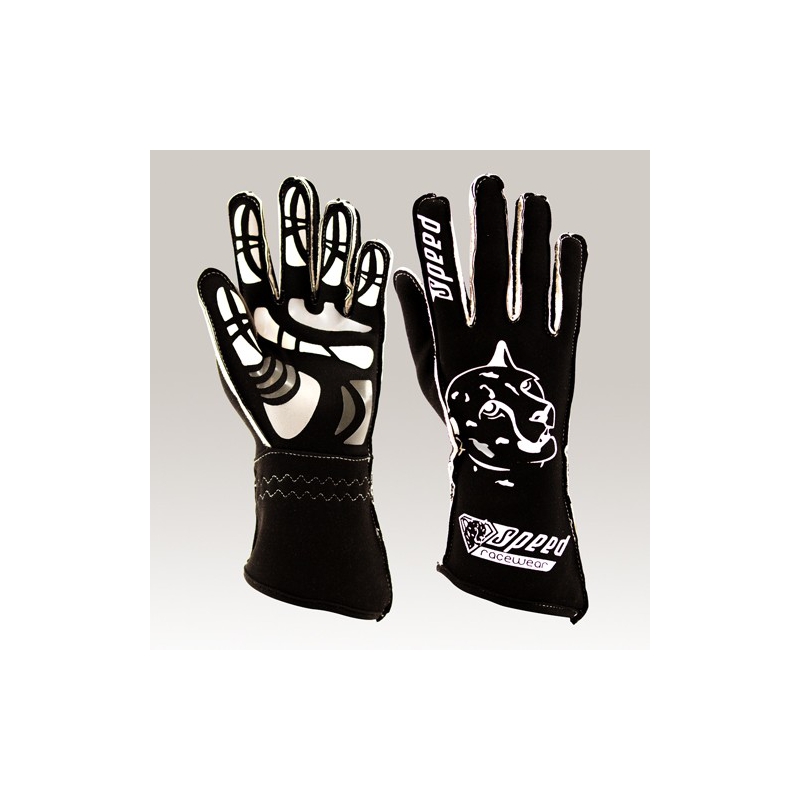Geschwindigkeit Melbourne G-2 Handschuhe Schwarz-Weiß