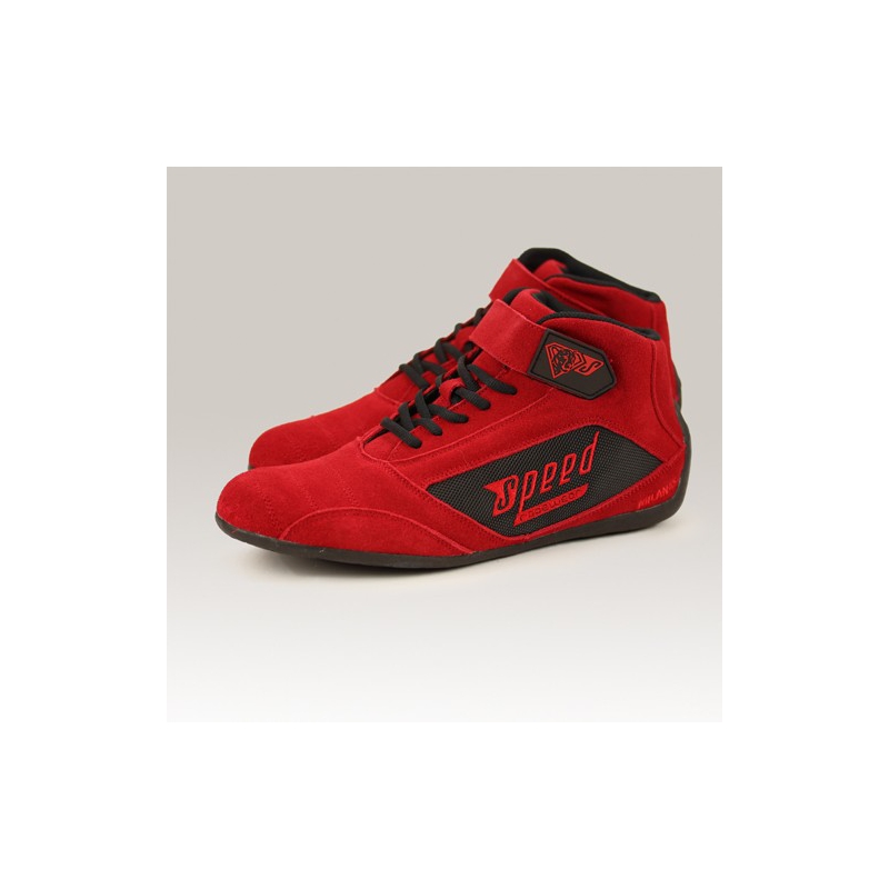 La vitesse de Milan KS-2 Kart Chaussures Rouge